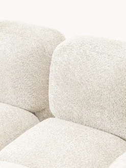 Sofás 3 Plazas|Sofás></noscript>Westwing Collection Sofá modular de borreguillo bouclé Tayla (3 plazas) Borreguillo bouclé blanco Off White