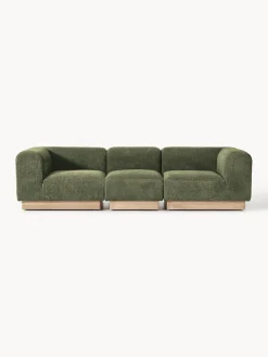 Sale Sofá modular de borreguillo bouclé Natalie (3 plazas) Sofás 3 Plazas|Sofás