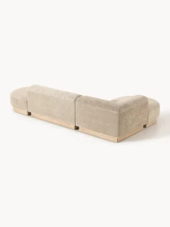 Hot Sofá modular de borreguillo bouclé Natalie (3 plazas) Sofás Rinconeras|Sofás