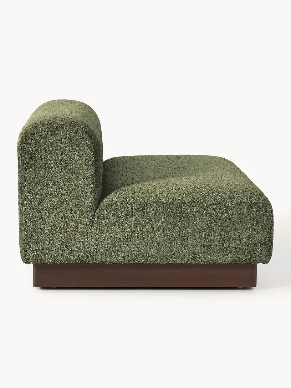 Outlet Sofá modular de borreguillo bouclé Natalie (2 plazas) Sofás 2 Plazas|Sofás