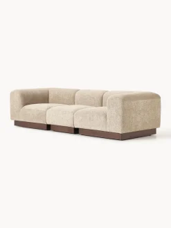 Sale Sofá modular de borreguillo bouclé Natalie (3 plazas) Sofás 3 Plazas|Sofás