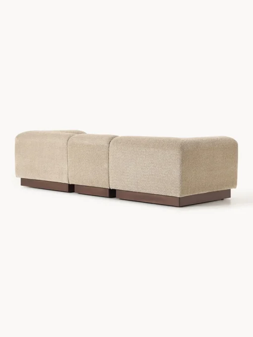 Sale Sofá modular de borreguillo bouclé Natalie (3 plazas) Sofás 3 Plazas|Sofás