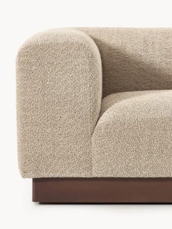 Sale Sofá modular de borreguillo bouclé Natalie (3 plazas) Sofás 3 Plazas|Sofás