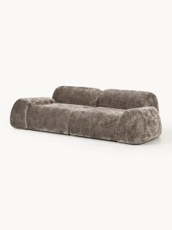 Clearance Sofá modular de borreguillo bouclé Wolke (3 plazas) Sofás 3 Plazas|Sofás