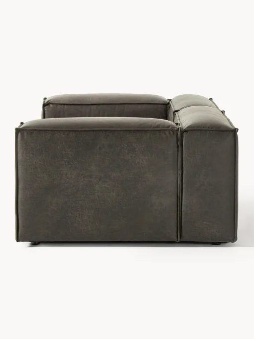 Sale Sofá modular de cuero reciclado Lennon (3 plazas) Sofás