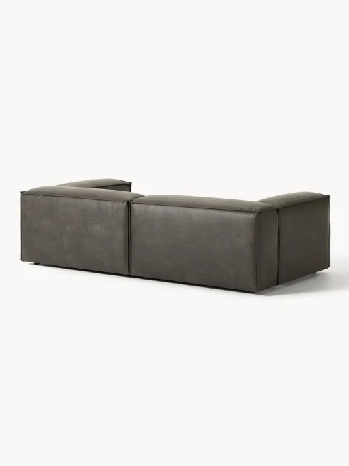 Sale Sofá modular de cuero reciclado Lennon (3 plazas) Sofás