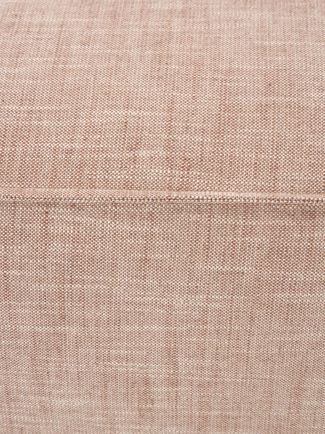 Sofás>Westwing Collection Sofá modular de mezcla de lino Lennon (3 plazas) Mezcla de lino rojo óxido