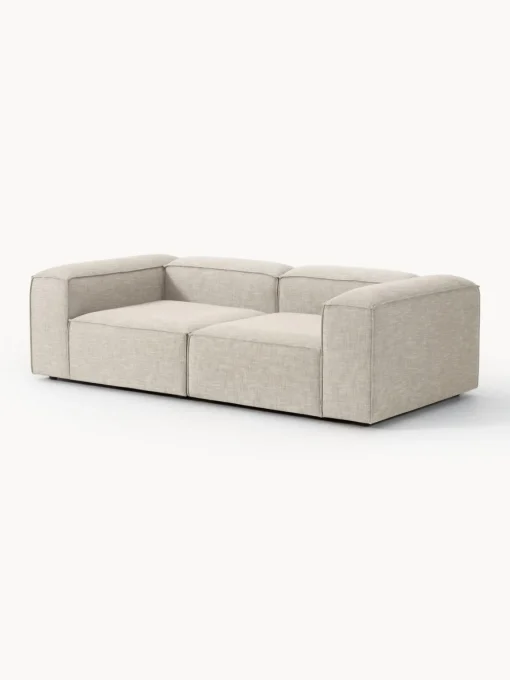 Clearance Sofá modular de mezcla de lino Lennon (3 plazas) Sofás