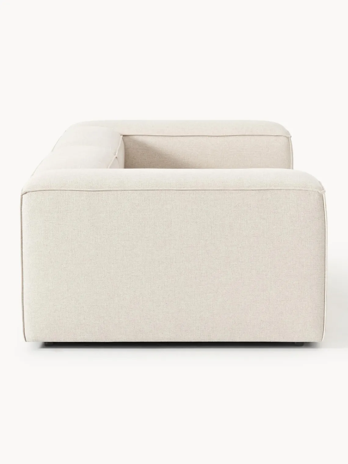 Sofás>Westwing Collection Sofá modular de mezcla de lino Lennon (3 plazas) Mezcla de lino beige