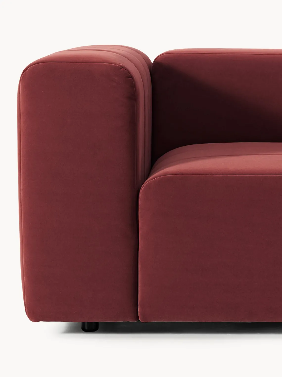 Hot Sofá modular de terciopelo Lena (3 plazas) Sofás 3 Plazas|Sofás