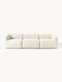 Sale Sofá modular en tejido bouclé Sofia (3 plazas) Sofás 3 Plazas|Sofás