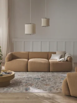 Online Sofá modular en tejido bouclé Sofia (3 plazas) Sofás 3 Plazas|Sofás