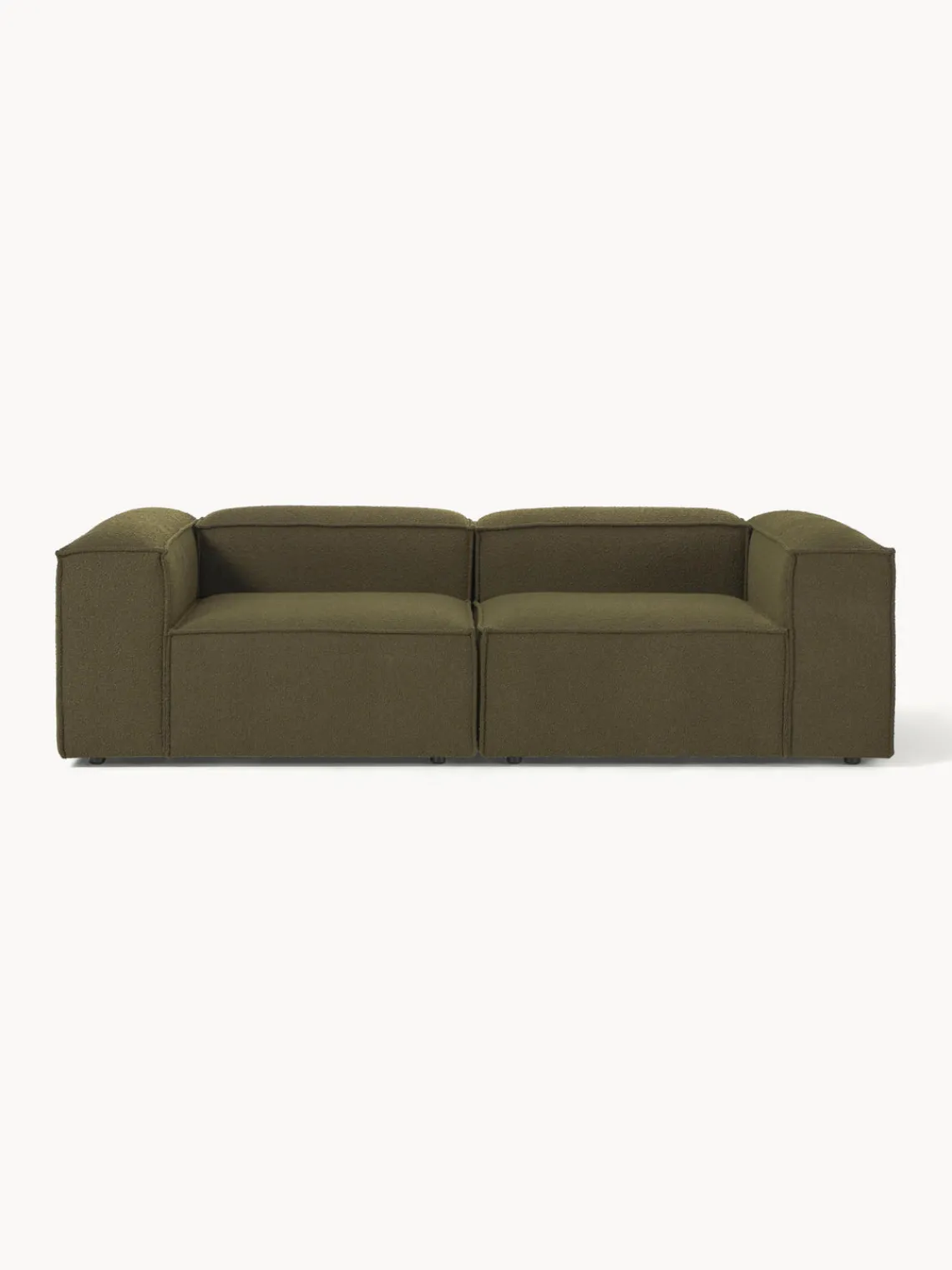 Hot Sofá modular en tejido bouclé Lennon (3 plazas) Sofás