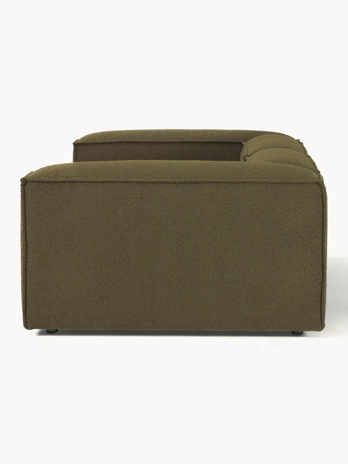 Hot Sofá modular en tejido bouclé Lennon (3 plazas) Sofás