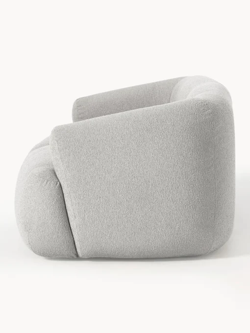 Sofás 2 Plazas|Sofás>Westwing Collection Sofá modular en tejido bouclé Sofia (2 plazas) Bouclé gris claro