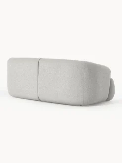 Sofás 2 Plazas|Sofás></noscript>Westwing Collection Sofá modular en tejido bouclé Sofia (2 plazas) Bouclé gris claro
