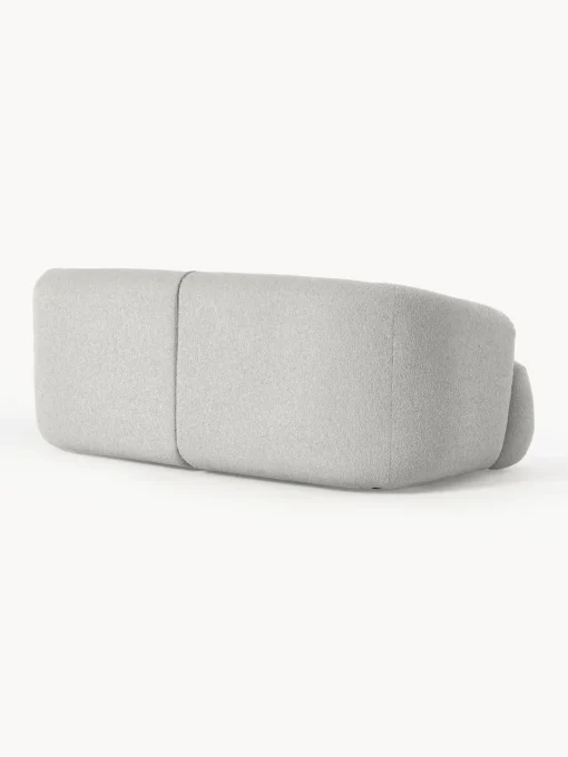 Sofás 2 Plazas|Sofás>Westwing Collection Sofá modular en tejido bouclé Sofia (2 plazas) Bouclé gris claro
