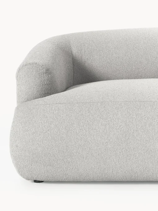 Sofás 2 Plazas|Sofás>Westwing Collection Sofá modular en tejido bouclé Sofia (2 plazas) Bouclé gris claro