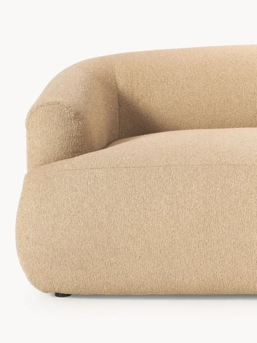 Sofás 2 Plazas|Sofás>Westwing Collection Sofá modular en tejido bouclé Sofia (2 plazas) Bouclé beige