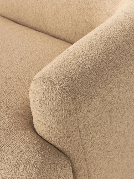 Sofás 2 Plazas|Sofás>Westwing Collection Sofá modular en tejido bouclé Sofia (2 plazas) Bouclé beige