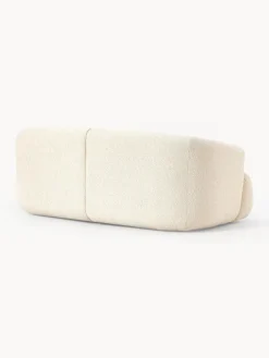 Sofás 2 Plazas|Sofás></noscript>Westwing Collection Sofá modular en tejido bouclé Sofia (2 plazas) Bouclé blanco Off White