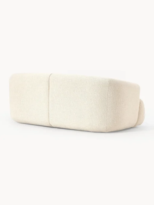Sofás 2 Plazas|Sofás>Westwing Collection Sofá modular en tejido bouclé Sofia (2 plazas) Bouclé blanco Off White