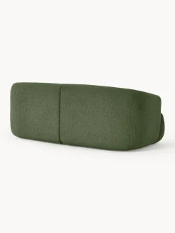Sofás 2 Plazas|Sofás></noscript>Westwing Collection Sofá modular en tejido bouclé Sofia (2 plazas) Bouclé verde oscuro