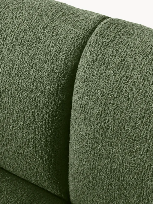 Sofás 2 Plazas|Sofás>Westwing Collection Sofá modular en tejido bouclé Sofia (2 plazas) Bouclé verde oscuro