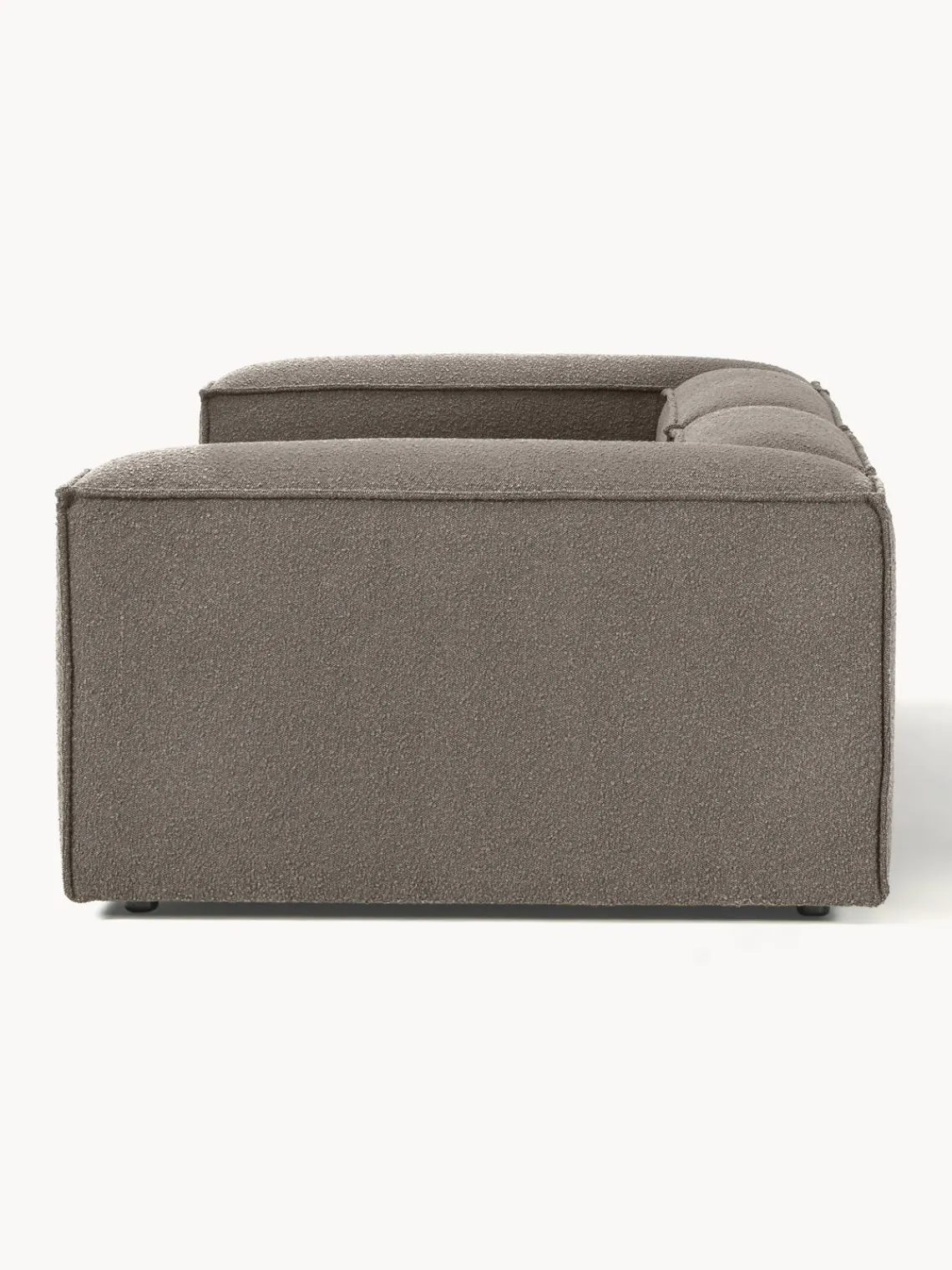 Sofás>Westwing Collection Sofá modular en tejido bouclé Lennon (3 plazas) Bouclé greige