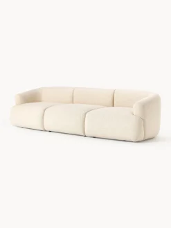 Outlet Sofá modular en tejido bouclé Sofia (3 plazas) Sofás 3 Plazas|Sofás