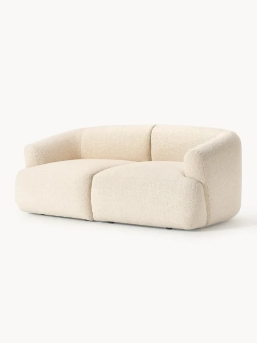 Online Sofá modular en tejido bouclé Sofia (2 plazas) Sofás 2 Plazas|Sofás