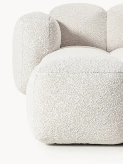 Sofás Rinconeras|Sofás></noscript>Westwing Collection Sofá modular en tejido bouclé con reposapiés Tayla (4 plazas) Bouclé blanco Off White