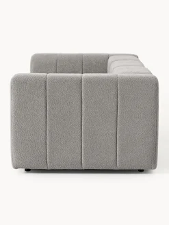 Sofás 3 Plazas|Sofás></noscript>Westwing Collection Sofá modular en tejido bouclé Lena (4 plazas) Bouclé gris
