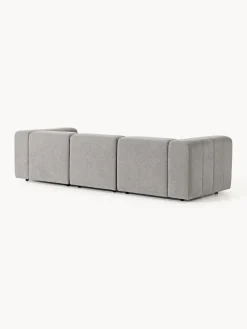 Sofás 3 Plazas|Sofás></noscript>Westwing Collection Sofá modular en tejido bouclé Lena (4 plazas) Bouclé gris