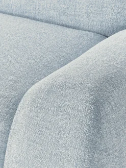 Sofás 3 Plazas|Sofás></noscript>Westwing Collection Sofá modular en tejido bouclé Wolke (3 plazas) Bouclé azul claro