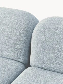 Sofás 3 Plazas|Sofás></noscript>Westwing Collection Sofá modular en tejido bouclé Wolke (3 plazas) Bouclé azul claro