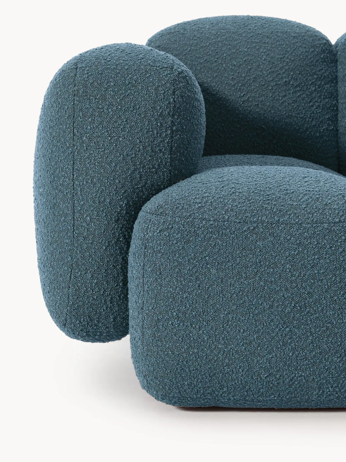 Outlet Sofá modular en tejido bouclé Tayla (3 plazas) Sofás 3 Plazas|Sofás