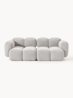 Online Sofá modular en tejido bouclé Tayla (3 plazas) Sofás 3 Plazas|Sofás