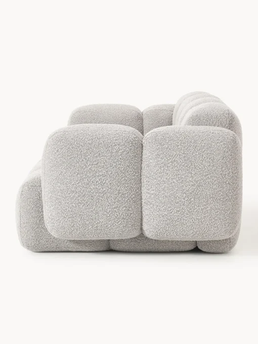 Online Sofá modular en tejido bouclé Tayla (3 plazas) Sofás 3 Plazas|Sofás