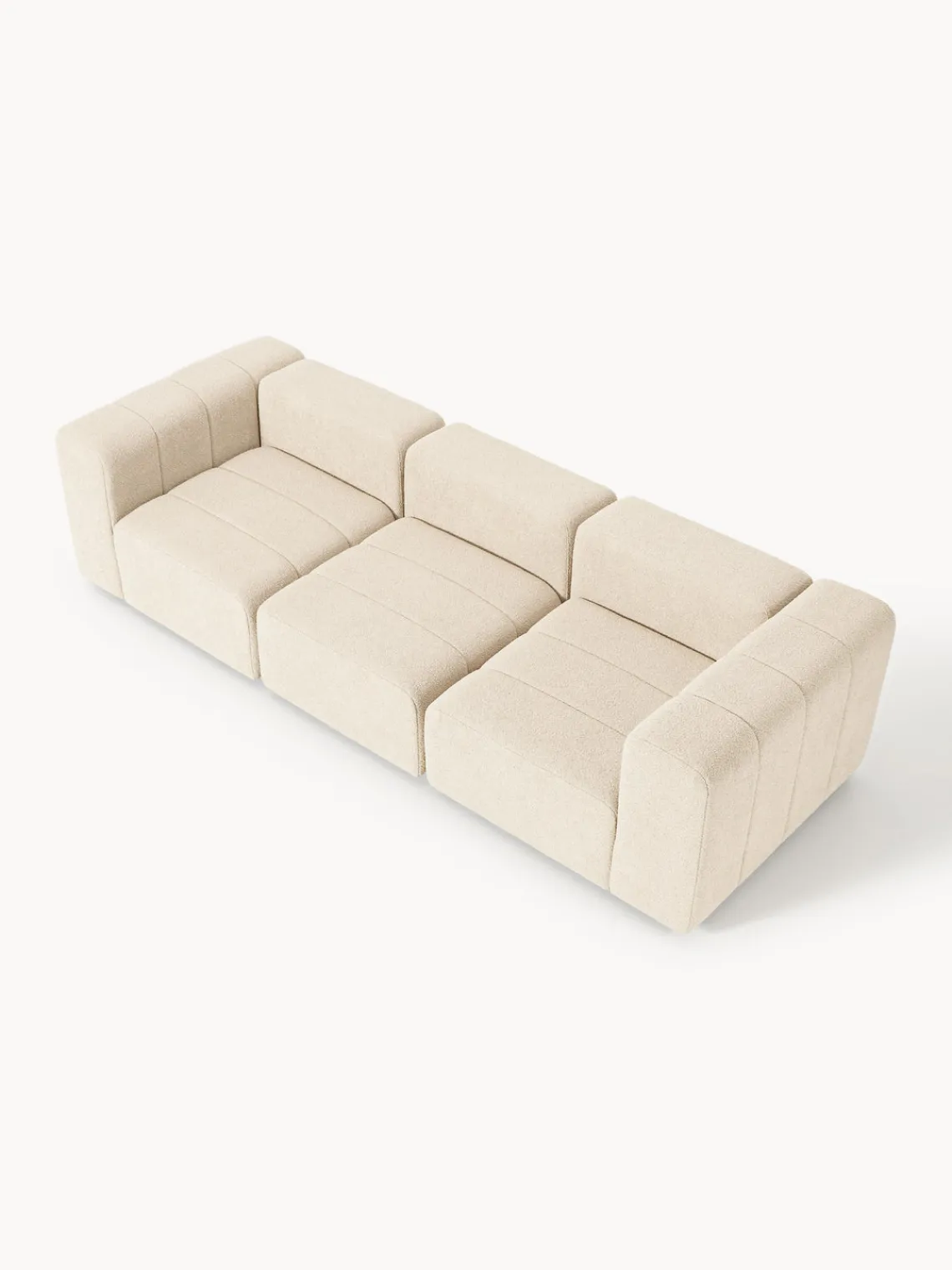 Discount Sofá modular en tejido bouclé Lena (4 plazas) Sofás 3 Plazas|Sofás