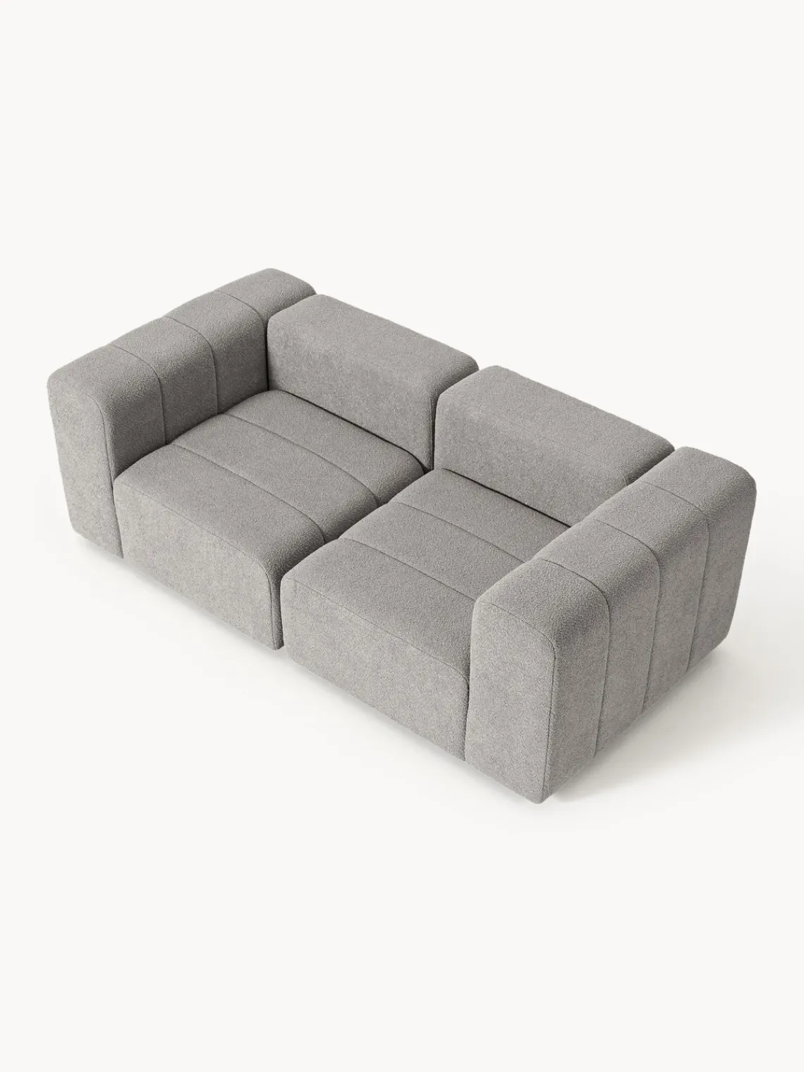 Discount Sofá modular en tejido bouclé Lena (3 plazas) Sofás 3 Plazas|Sofás