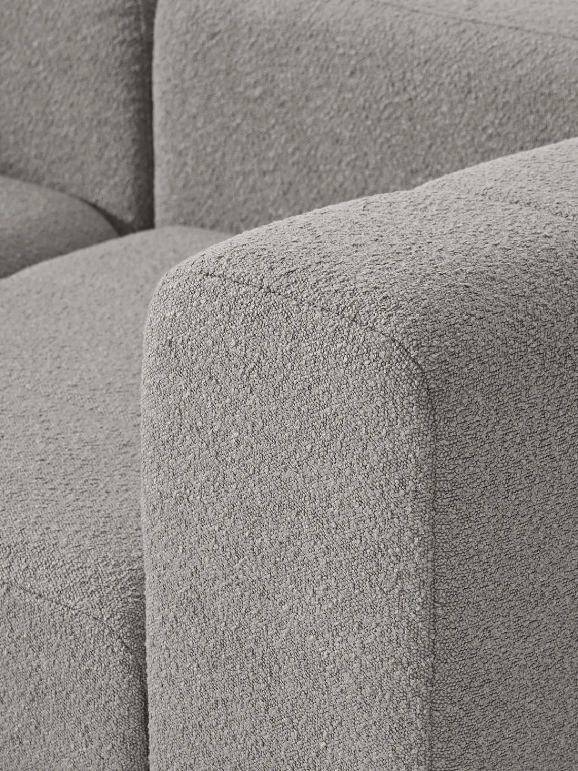 Discount Sofá modular en tejido bouclé Lena (3 plazas) Sofás 3 Plazas|Sofás