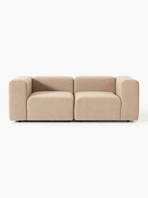 Sofás 3 Plazas|Sofás>Westwing Collection Sofá modular en tejido bouclé Lena (3 plazas) Bouclé beige