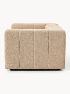 Sofás 3 Plazas|Sofás></noscript>Westwing Collection Sofá modular en tejido bouclé Lena (3 plazas) Bouclé beige