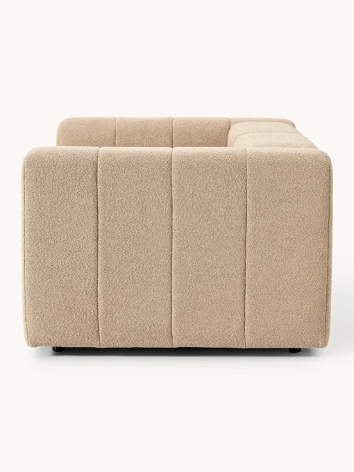 Sofás 3 Plazas|Sofás>Westwing Collection Sofá modular en tejido bouclé Lena (3 plazas) Bouclé beige