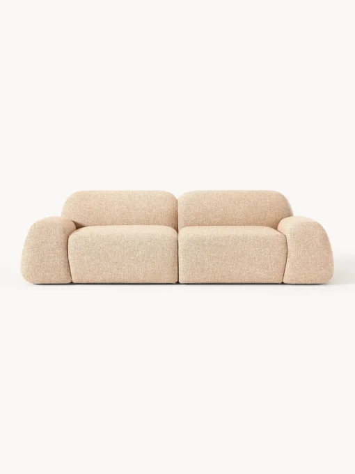 Sofá modular en tejido bouclé Wolke (3 plazas) Sofás 3 Plazas|Sofás