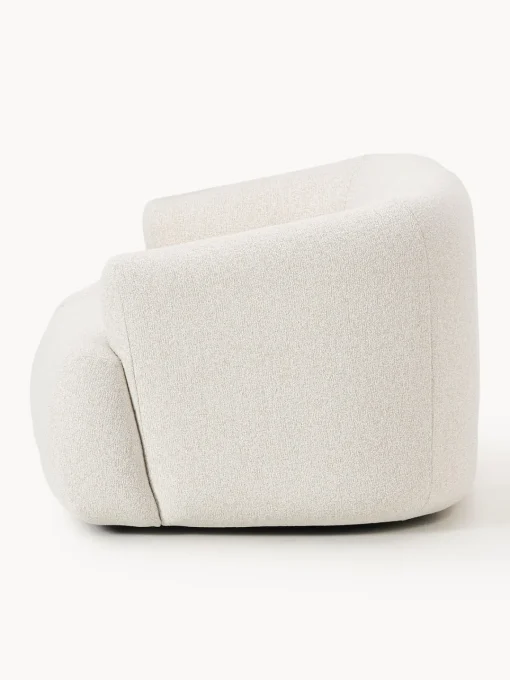 Sofás 2 Plazas|Sofás>Westwing Collection Sofá modular en tejido bouclé Sofia (2 plazas) Bouclé jaspeado, blanco crema