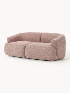 Sofás 2 Plazas|Sofás></noscript>Westwing Collection Sofá modular en tejido bouclé Sofia (2 plazas) Bouclé jaspeado, rojo óxido