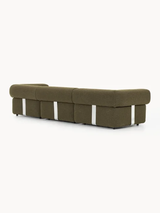 Clearance Sofá modular en tejido bouclé Anton (4 plazas) Sofás