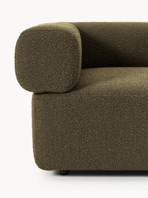 Clearance Sofá modular en tejido bouclé Anton (4 plazas) Sofás